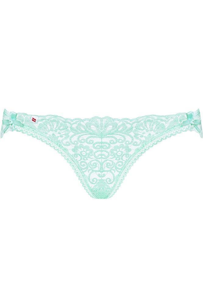 Obsessive - Γυναικείο εσώρουχο - Obsessive Delicanta Panties Τουρκουάζ OB6841 - E-string.gr
