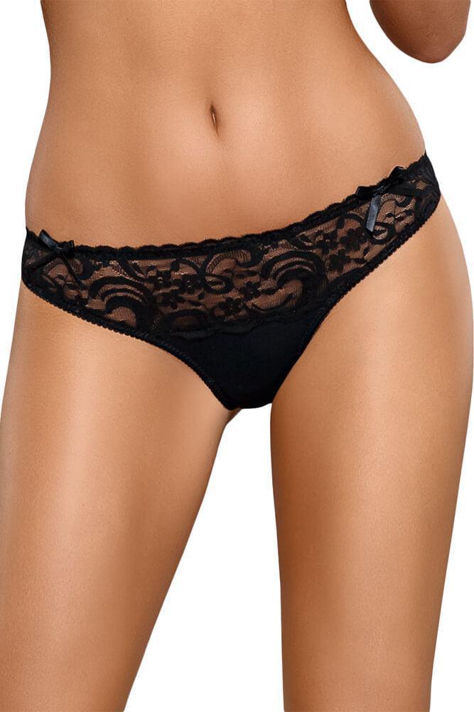 Obsessive - Γυναικείο εσώρουχο - Armena Black X498 - E-string.gr