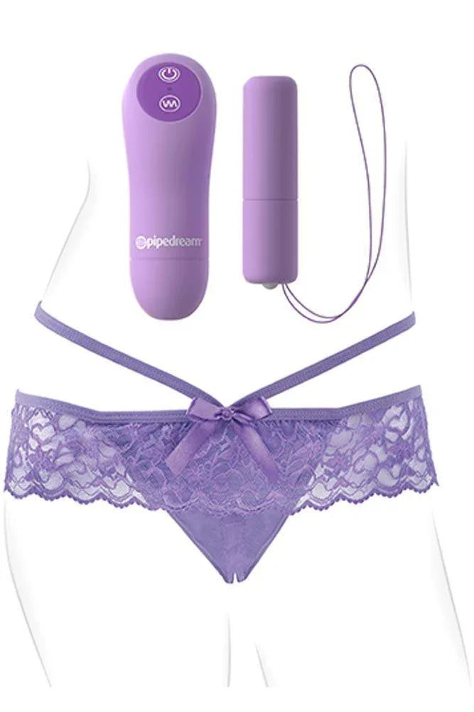 Fetish Fantasy Series - Εσώρουχο με δόνηση - Fantasy for her crochless panty μωβ S4F014247 - E-string.gr