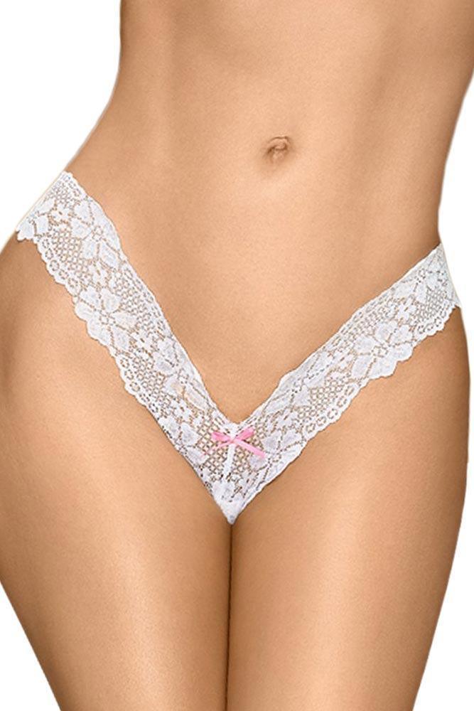 Penthouse - Γυναικείο Εσώρουχο - Penthouse Dangerous Darling Thong Λευκό PH20763 - E-string.gr