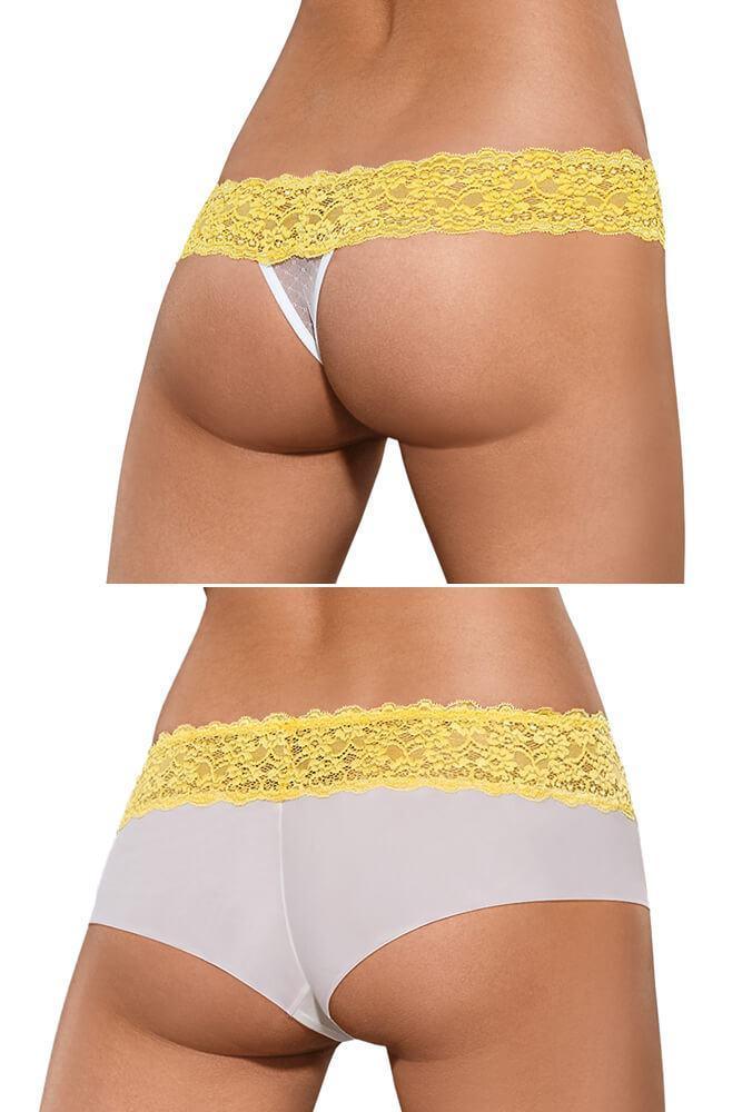 Obsessive - Γυναικείο σετ εσώρουχα - Obsessive Lacea Yellow OB2752 - E-string.gr