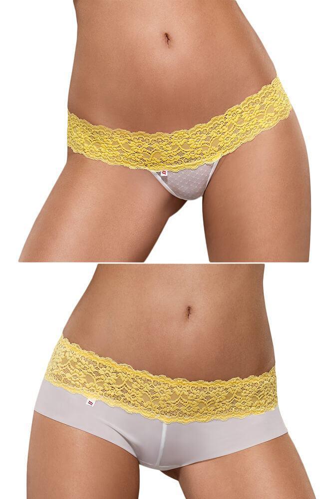 Obsessive - Γυναικείο σετ εσώρουχα - Obsessive Lacea Yellow OB2752 - E-string.gr