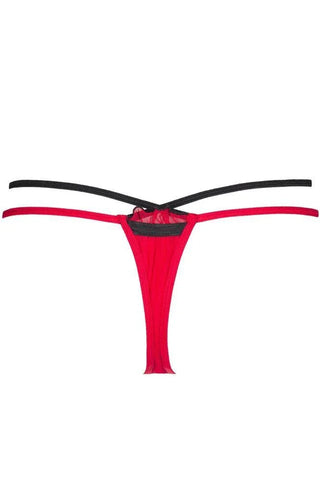 Gorsenia - Γυναικείο String μεγάλο μέγεθος - Axami Κόκκινο V-8778-Red - E-string.gr