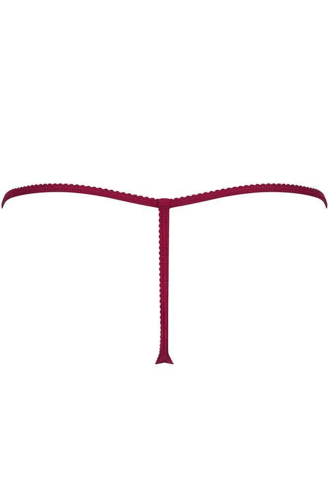 Obsessive - Γυναικείο εσώρουχο - Obsessive 878 Thong Μοβ OB6888 - E-string.gr