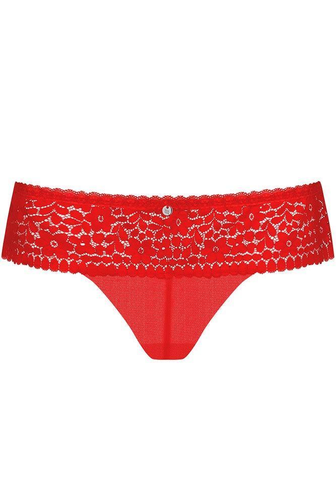 Obsessive - Γυναικείο εσώρουχο - Obsessive Blossmina panties Κόκκινο OB4822 - E-string.gr