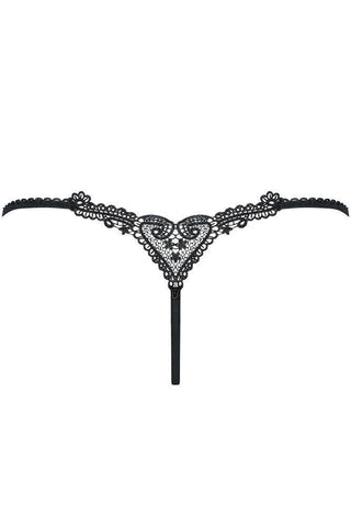Obsessive - Εσώρουχο δαντέλα - Obsessive Chiccanta thong Μαύρο OB4359 - E-string.gr