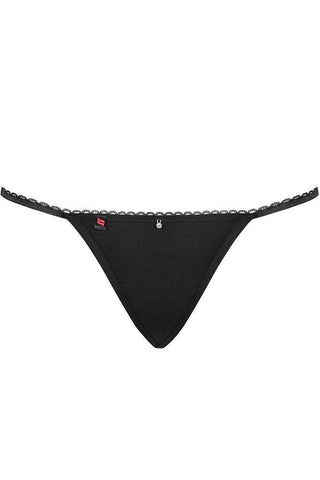 Obsessive - Εσώρουχο δαντέλα - Obsessive Chiccanta thong Μαύρο OB4359 - E-string.gr