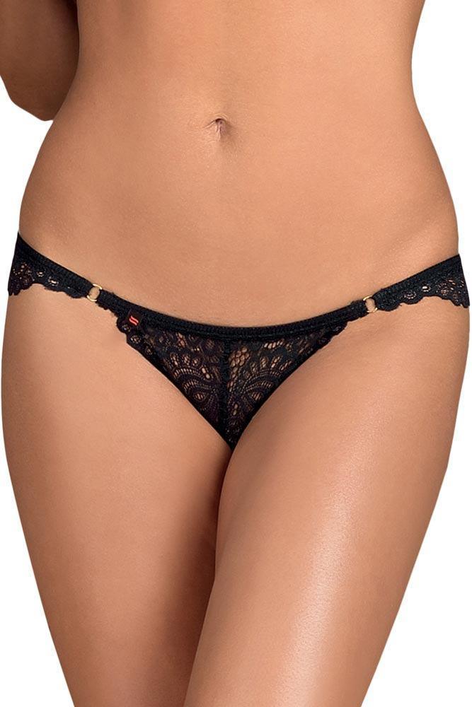 Obsessive - Γυναικείο εσώρουχο - Obsessive Mixty panties Μαύρο OB5486 - E-string.gr