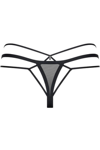 Obsessive - Γυναικείο Εσώρουχο - Obsessive 875 Thong Μαύρο OB0276 - E-string.gr