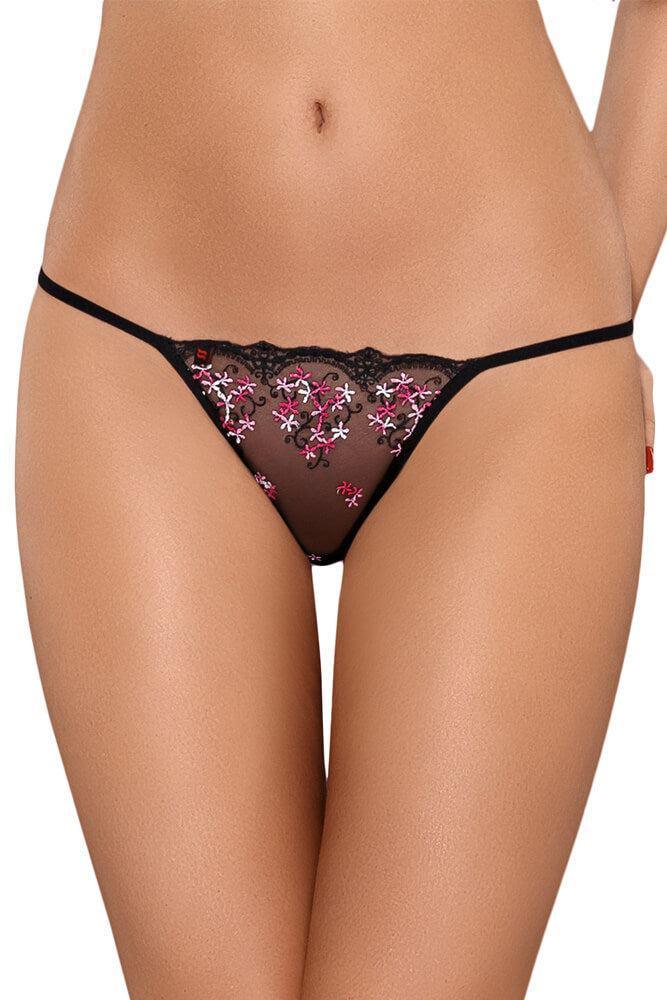 Obsessive - Γυναικείο εσώρουχο - OBSESSIVE FLOWERIA THONG OB1649 - E-string.gr