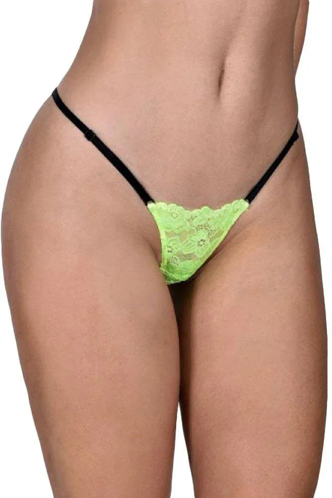 Sensualle Lingerie - Γυναικείο εσώρουχο - Sensualle Sumida Neon Green Πράσινο SL0853 - E-string.gr