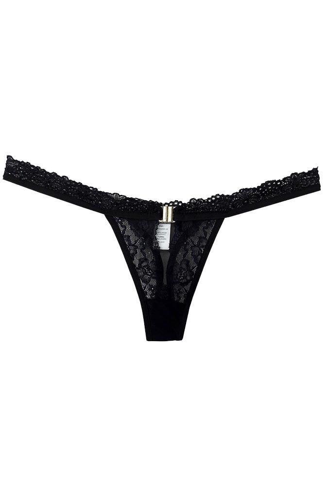 Sensualle Lingerie - Γυναικείο Εσώρουχο - Sensualle Gretchen Black Μαύρο SL0990 - E-string.gr