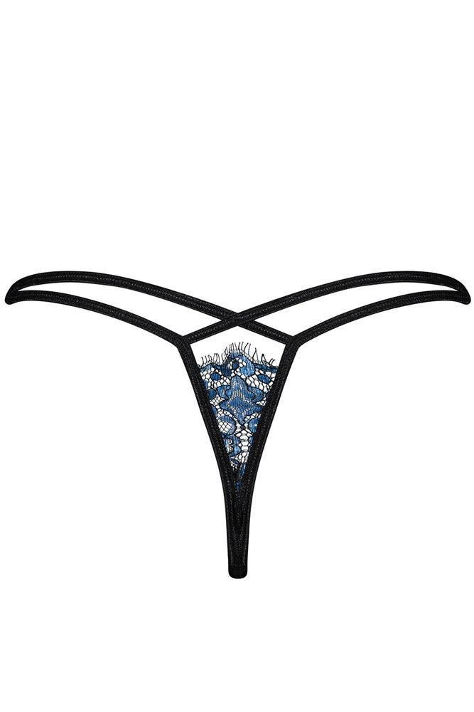 Obsessive - Γυναικείο εσώρουχο - Obssesive Yassmyne Thong Μπλε OB4020 - E-string.gr