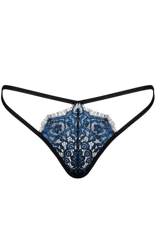 Obsessive - Γυναικείο εσώρουχο - Obssesive Yassmyne Thong Μπλε OB4020 - E-string.gr