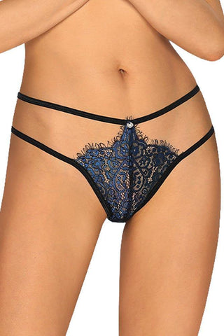 Obsessive - Γυναικείο εσώρουχο - Obssesive Yassmyne Thong Μπλε OB4020 - E-string.gr