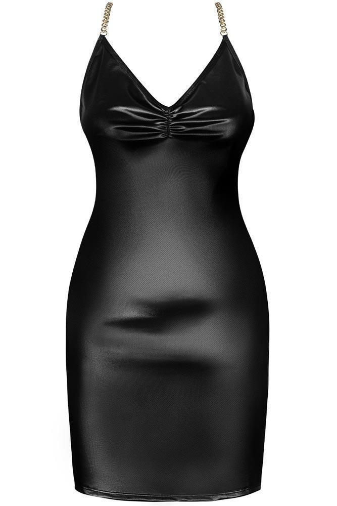 Obsessive - Babydoll μεγάλο μέγεθος - Obsessive Yollanda dress Plus Size Μαύρο OB2835 - E-string.gr