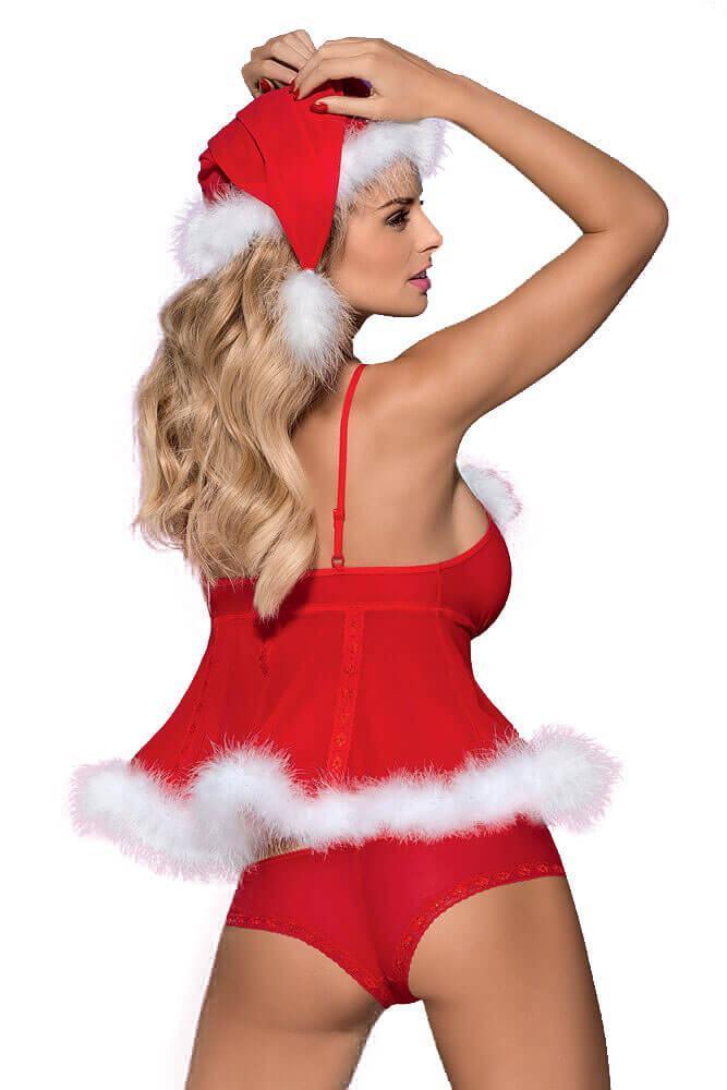 Obsessive - Γυναικεία στολή - Obsessive Merrily babydoll OB10089 - E-string.gr