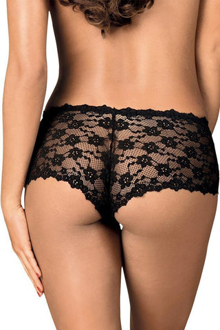 Obsessive - Γυναικείο Μπόξερ - Obsessive Letica shorties Μαύρο OB3932 - E-string.gr