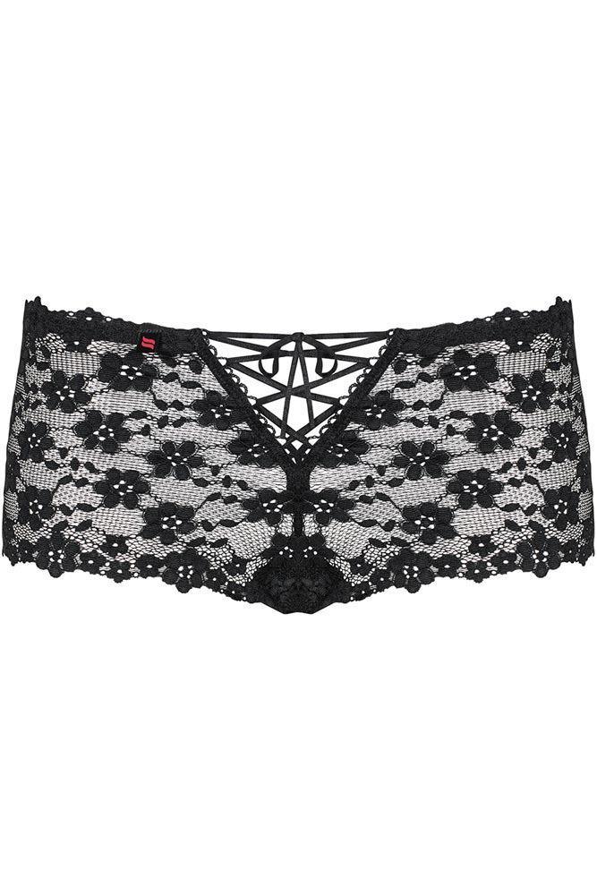 Obsessive - Γυναικείο Μπόξερ - Obsessive Letica shorties Μαύρο OB3932 - E-string.gr