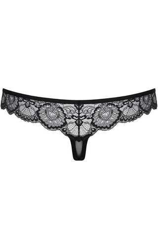 Obsessive - Γυναικείο εσώρουχο - Obsessive 853 thong Μαύρο OB7825 - E-string.gr