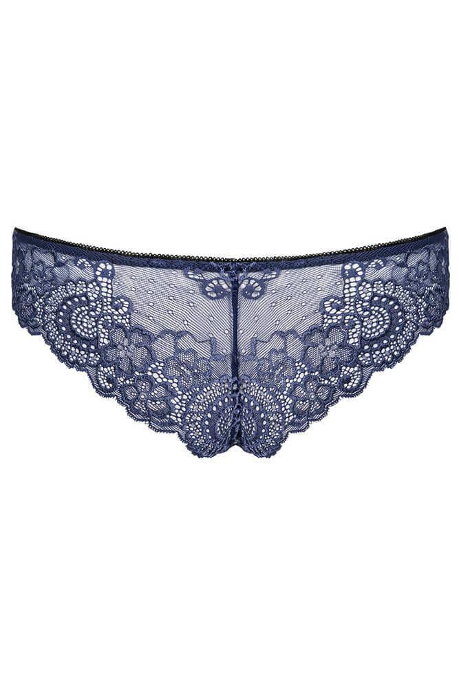 Obsessive - Μπραζίλ εσώρουχο - Auroria panties Μπλε OB8007 - E-string.gr