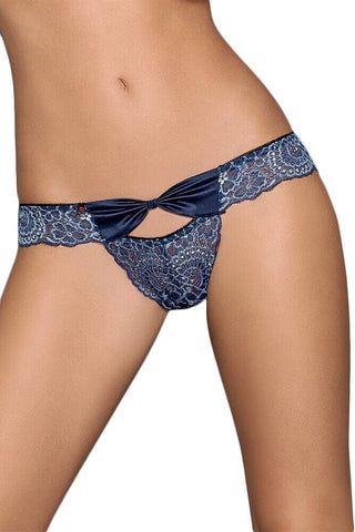 Obsessive - Μπραζίλ εσώρουχο - Auroria panties Μπλε OB8007 - E-string.gr