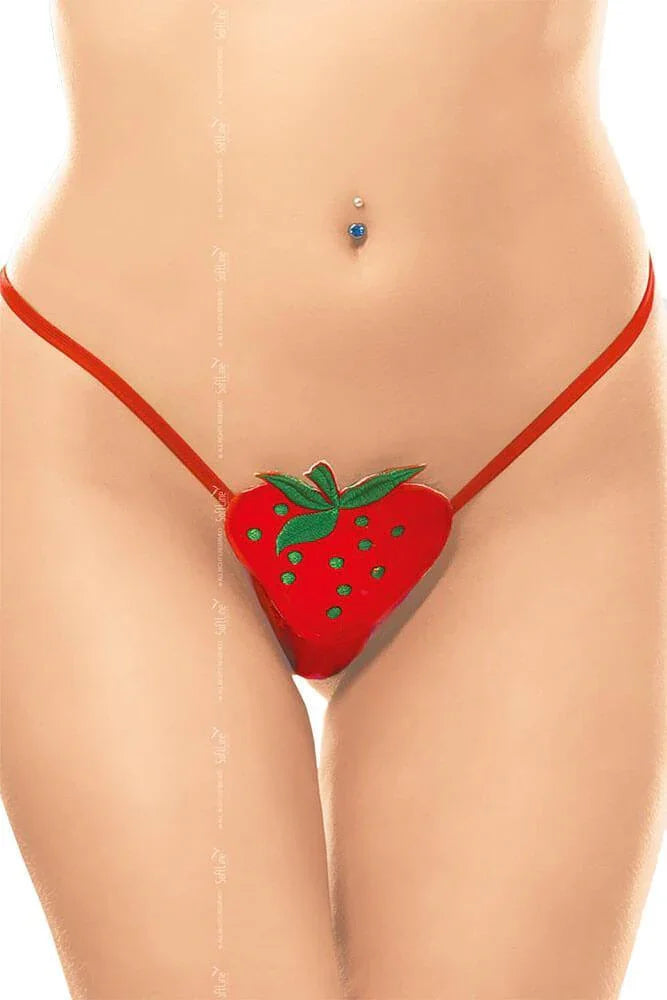 Softland - Γυναικείο εσώρουχο T String - Strawberry String SFL2283 - E-string.gr