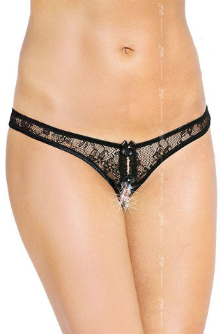 Softland - Εσώρουχο με διαφάνεια - Balck lace brazil SFL2465 - E-string.gr