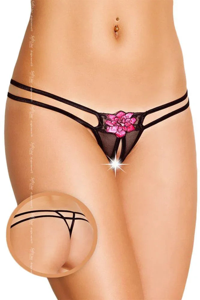 Softland - Γυναικείο εσώρουχο - Rose String SFL2413 - E-string.gr