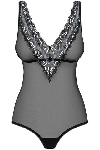 Obsessive - Γυναικείο κορμάκι - Obsessive 869 teddy Μαύρο OB9737 - E-string.gr