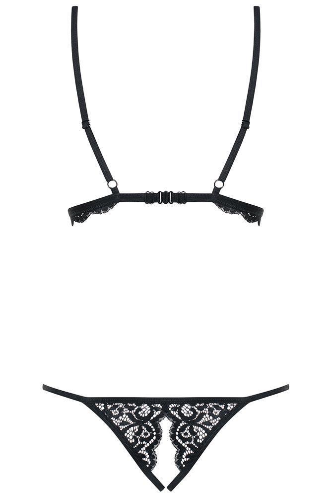 Obsessive - Γυναικείο σετ εσωρούχων - Obsessive 831- set 2 pcs Μαύρο OB6965 - E-string.gr