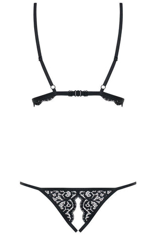 Obsessive - Γυναικείο σετ εσωρούχων - Obsessive 831- set 2 pcs Μαύρο OB6965 - E-string.gr