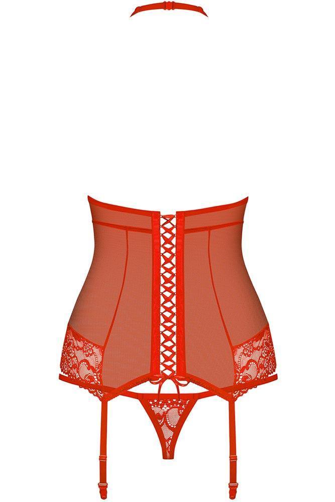 Obsessive - Γυναικείος κορσές - Obsessive 838 corset and thong OB6903 - E-string.gr