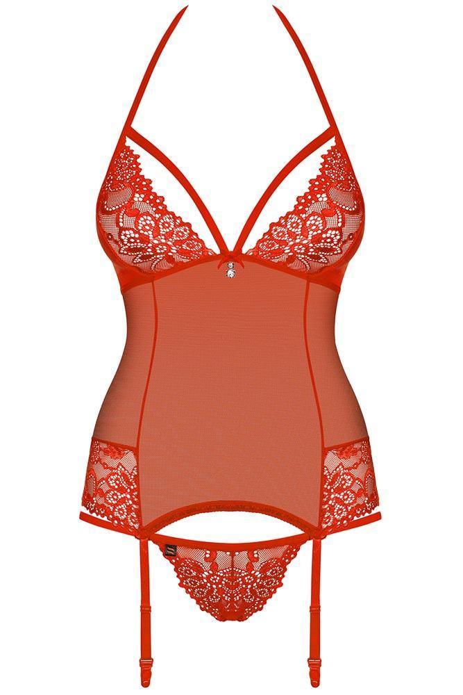 Obsessive - Γυναικείος κορσές - Obsessive 838 corset and thong OB6903 - E-string.gr