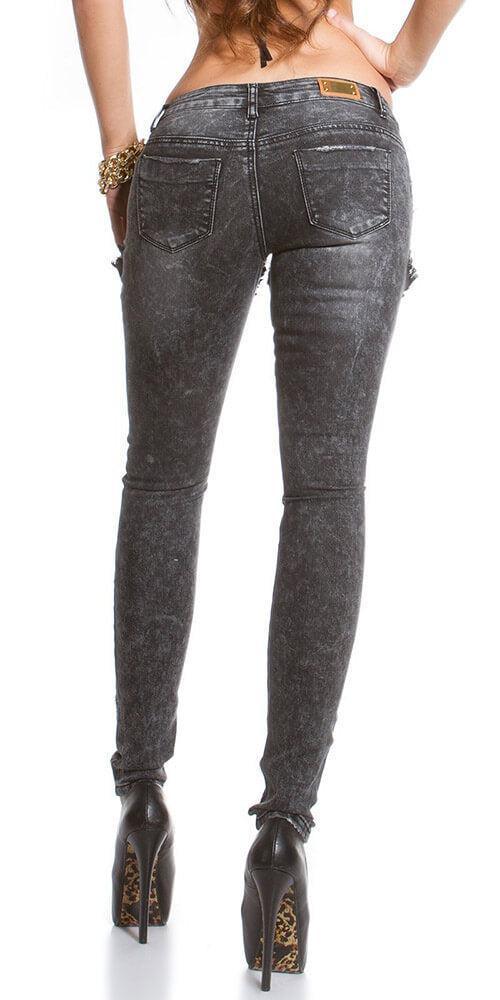 KouCla - Παντελόνι Τζιν - Jeans with lace K600-196 - E-string.gr