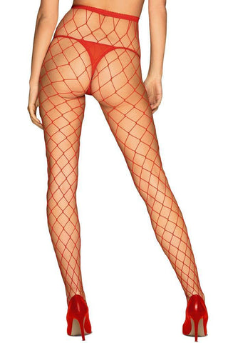 Obsessive - Καλσόν - Obsessive S812 Tights Κόκκινο OB1241 - E-string.gr