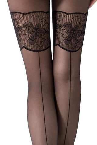 Passion - Καλσόν - Passion Pantyhose Μαύρο TI026 - E-string.gr