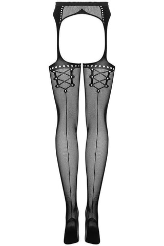 Obsessive - Καλσόν-ζαρτιέρα - Obsessive Garter stockings S314 Μαύρες OB2690 - E-string.gr