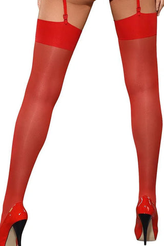Obsessive - Κάλτσες - Obsessive S800 red S800-red - E-string.gr
