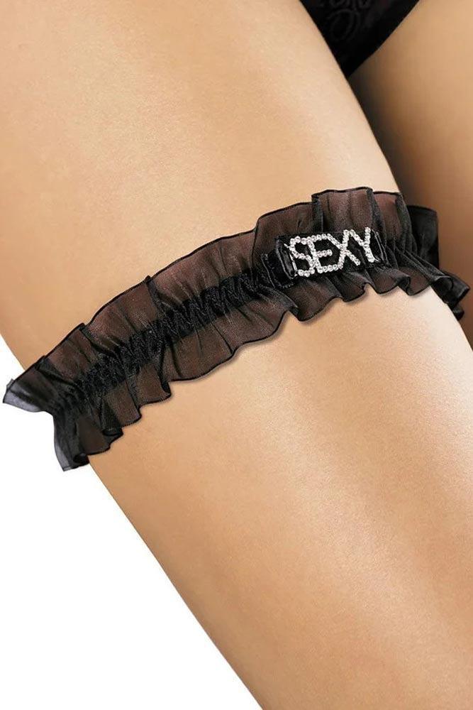 Excellent Beauty - Καλτσοδέτα - Excellent Beauty Μαύρη P-001 - E-string.gr