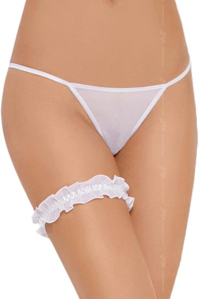Softland - Καλτσοδέτα - SoftLine garter White SFL7406-W - E-string.gr