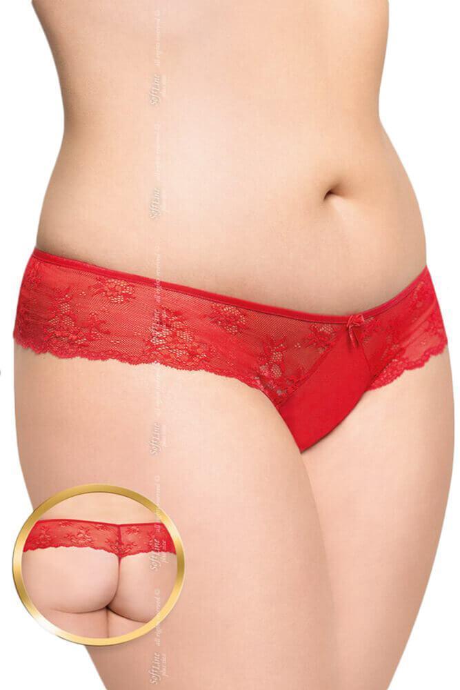 Softland - Γυναικείο εσώρουχο μεγάλο μέγεθος - Red Passion SFL2420-R - E-string.gr