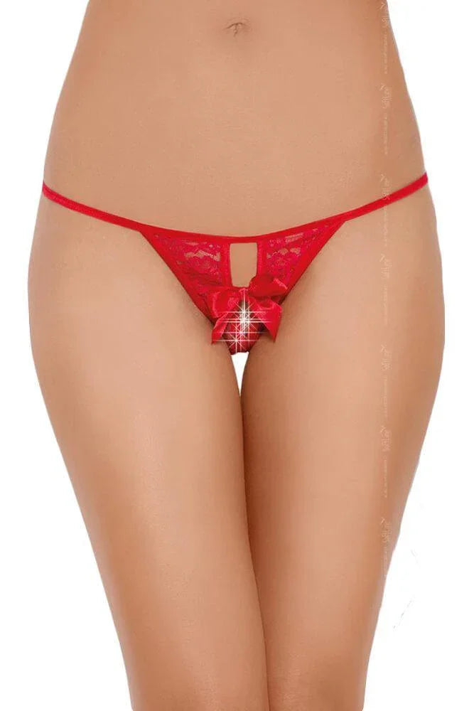 Softland - Γυναικείο εσώρουχο - Red Mystery Thong SFL2426 - E-string.gr
