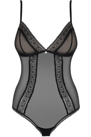 Obsessive - Γυναικείο κορμάκι - Obsessive 862 teddy Μαύρο OB9027 - E-string.gr