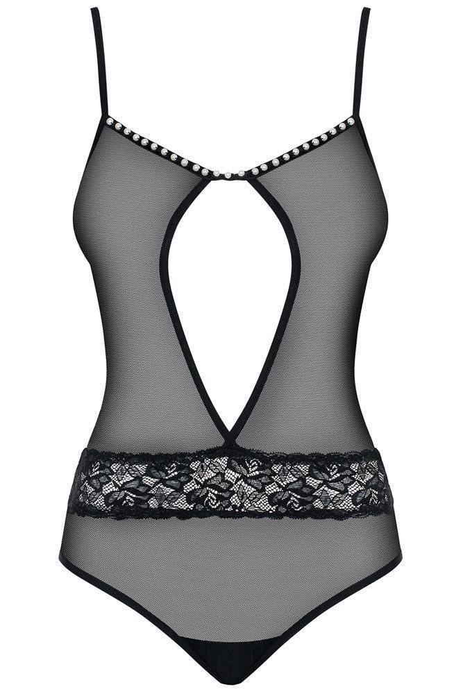 Obsessive - Γυναικείο κορμάκι - Obsessive teddy black OB812-TED-1 - E-string.gr