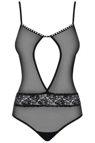 Obsessive - Γυναικείο κορμάκι - Obsessive teddy black OB812-TED-1 - E-string.gr
