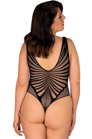 Obsessive - Γυναικείο κορμάκι - Obsessive B132 teddy XXL μαύρο OB3078 - E-string.gr