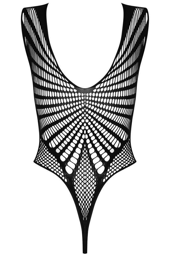 Obsessive - Γυναικείο κορμάκι - Obsessive B132 teddy XXL μαύρο OB3078 - E-string.gr