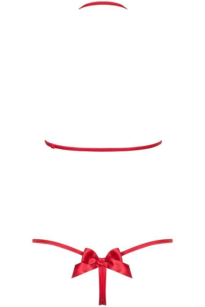Obsessive - Γυναικείο κορμάκι - Obsessive Giftella teddy Κόκκινο OB5608 - E-string.gr