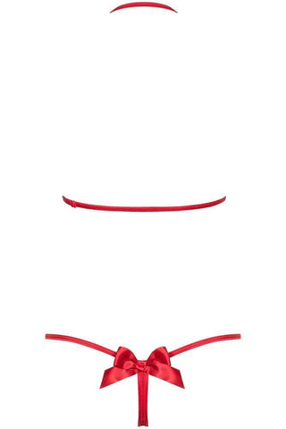 Obsessive - Γυναικείο κορμάκι - Obsessive Giftella teddy Κόκκινο OB5608 - E-string.gr
